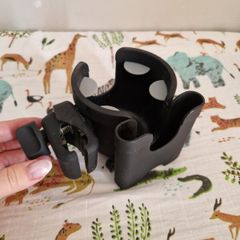 Universal pram cup and phone holder