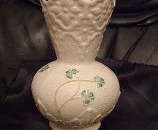 belleek shamrock vase 1990s