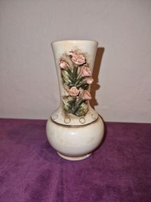 Stamped Capodimonte vase