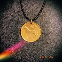 1996 20p Irish Punt Coin Necklace