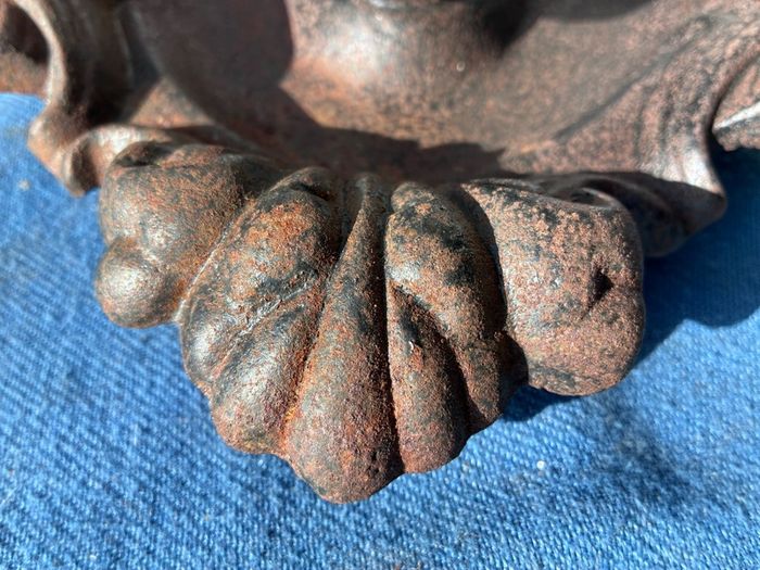 Vintage metal foot scraper