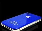 For Apple iPhone 4 / 4S Dark Blue Hard Case
