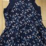 Navy Floral Dress Image 4