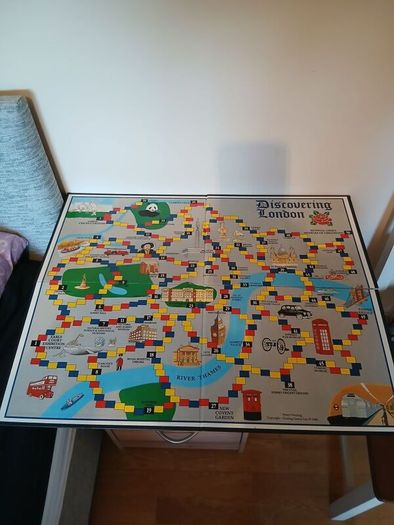 vintage discovering london board game