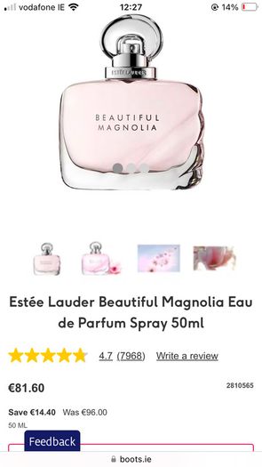 Perfume beautiful magnolia