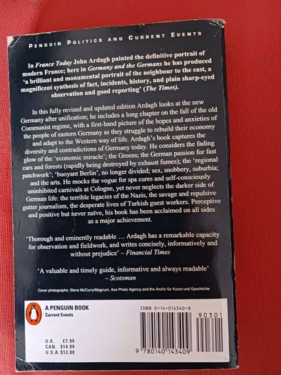 Germany & The Germans / John Ardagh/ 1991