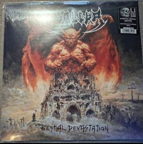 Cavalera  Bestial Devastation Ltd White Black Corona Vinyl, Sealed, 1500