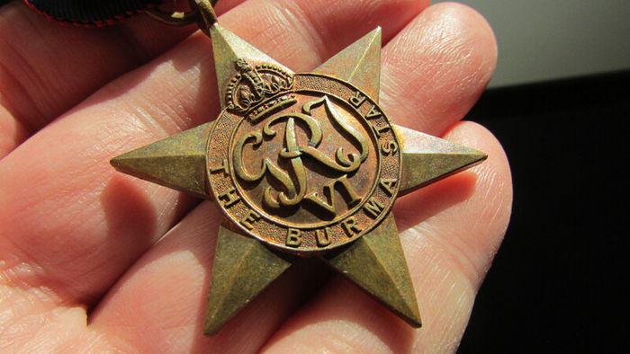 Original Burma Star 1941-45.Full size bronze.WW2.
