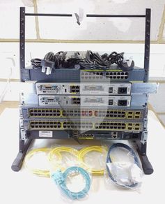 Cisco Ccna Ccnp Security Lab Kit 2x 1841, 1x 2960, 2x 3750, 1x Asa 4x Wic-1t