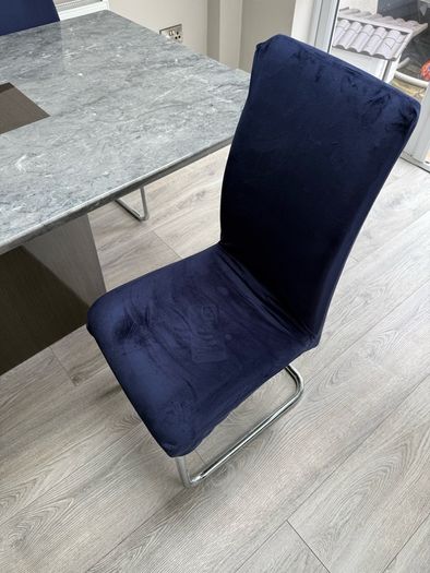 Marble Dining Table & Chairs