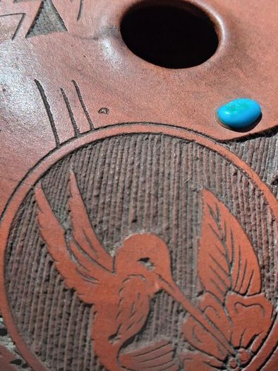 Dwayne Blackhorse Navajo Redware Seed Jar