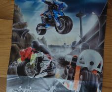 Lego Racers A4 paper poster - Dome Racers Wanted