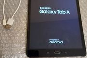 Samsung Galaxy Tab A with charging cable