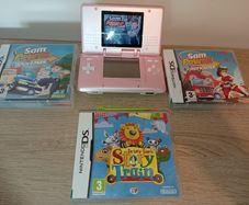 Original Nintendo Ds In Pink With Games Working With Faults