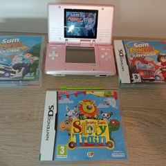 Original Nintendo Ds In Pink With Games Working With Faults