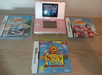Original Nintendo Ds In Pink With Games Working With Faults