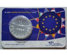 Netherlands 5 Euro Uncirculated Coin 2022 - Maastricht Treaty - Dutch Coincard Catalogue