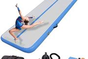 FREE EXPRESS SHIPPING Air Gymnastics Track Tumbling Mat/Inflatable Gymnastics Tumble Track Gym Mat for Home Use/Training/Cheerleading/Yoga/Water Fun