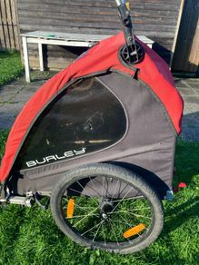 Burly honey bee duo bike trailer