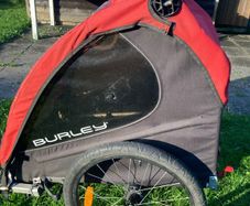 Burly honey bee duo bike trailer