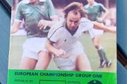 Ireland v England 1978 soccer progra