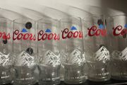 Coors beer Pint glasses