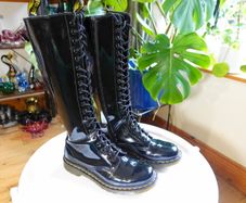 Dr Martens 1B60 Patent Leather  Knee High Boot