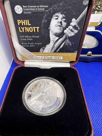 Very rare complete Irish music legends silver coin set