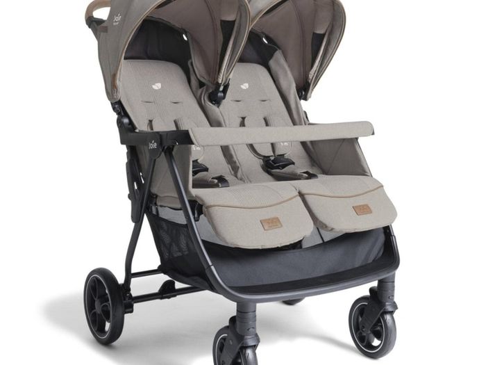 Joie Estrella Double Pram / Stroller Maple Colour