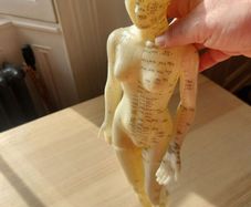 Acupuncture female atlas meridian points _ charts & figure