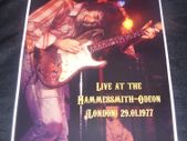 Rory Gallagher concert poster Hammersmith Odeon UK 1977 A3 size repro