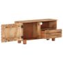 TV Cabinet 90x30x45 cm Solid Mango Wood Image 3