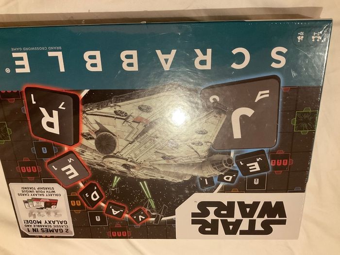 Brand New Mattel Scrabble Star Wars Edition Board Game