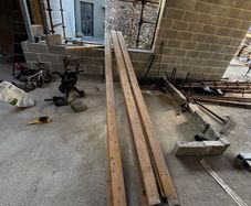pine floorboards