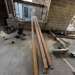 pine floorboards