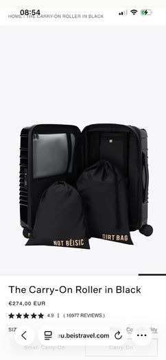 Beis Luggage Carry on