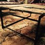 Charming antique look coffe table. Image 4