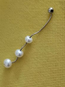 Sterling silver pearl pendant