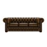 Saxon Leather Chesterfield Sofa Image 4