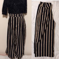 Wide Leg Dressy Culottes Trousers