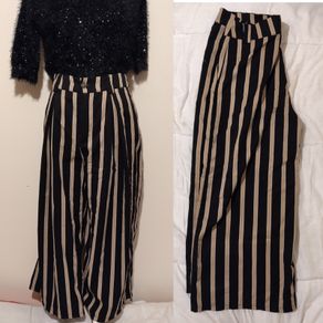 Wide Leg Dressy Culottes Trousers