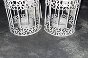 Small Cute Birdcage Tealight Lanterns x2