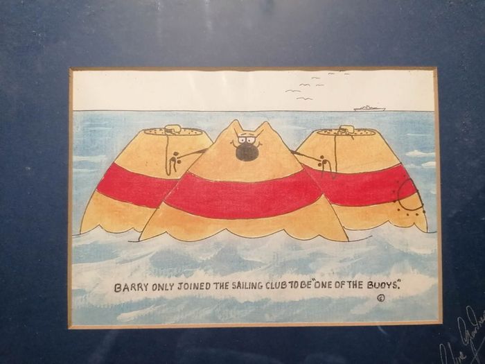 Nautical Humour Signed Clive Gardner Print