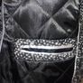 CALVIN KLEIN Womens size SMALL Wool Duffle Coat Faux Fur Trim Hood Image 5