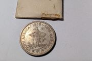 Silver shilling South Africa 1958