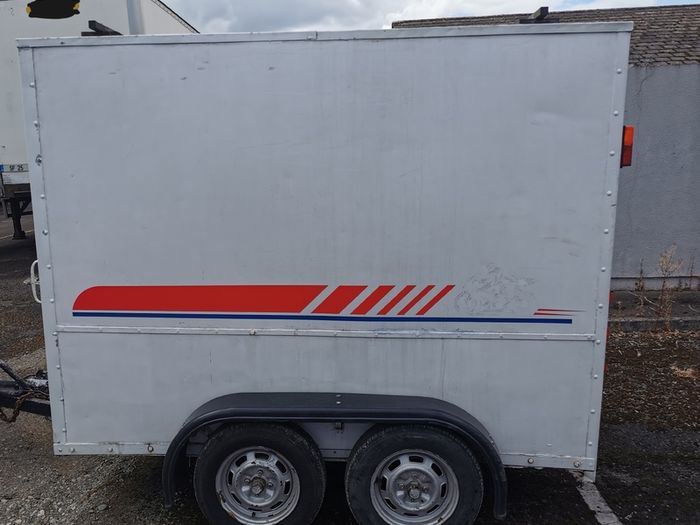 Twin axle Box trailer