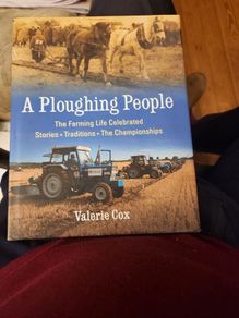 A Ploughing People. By Valerie Cox. First Edition Hardback With Dustjacket In Very Good Condition.