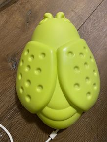 kids night light ladybug wall mounted