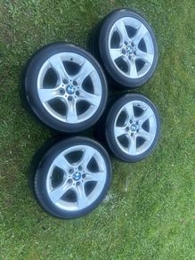 BMW 17" alloys with Goodyear eagle F1 tyres