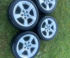 BMW 17" alloys with Goodyear eagle F1 tyres